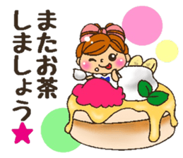 YURUFUWA respect language girl sticker #7267864