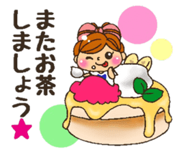 YURUFUWA respect language girl sticker #7267864