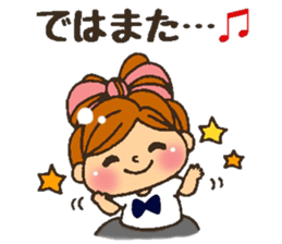YURUFUWA respect language girl sticker #7267873