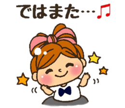 YURUFUWA respect language girl sticker #7267873