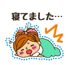 YURUFUWA respect language girl sticker #7267881