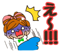 YURUFUWA respect language girl sticker #7267885