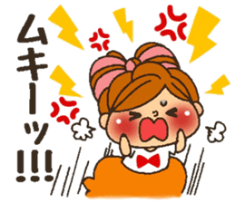 YURUFUWA respect language girl sticker #7267886