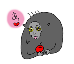 Celebes Crested Macaque sticker #7267979