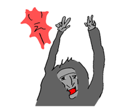 Celebes Crested Macaque sticker #7267991