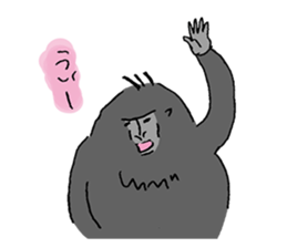 Celebes Crested Macaque sticker #7267996