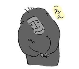 Celebes Crested Macaque sticker #7268000