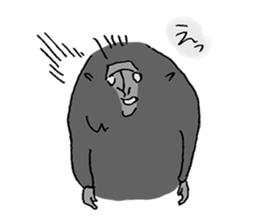 Celebes Crested Macaque sticker #7268001