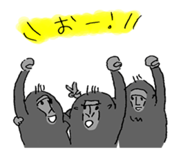 Celebes Crested Macaque sticker #7268014