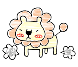 Fluffy the Lion sticker #7268058