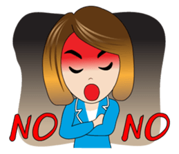 Banking Office Girl sticker #7268744