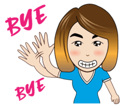 Banking Office Girl sticker #7268745