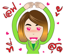 Banking Office Girl sticker #7268750