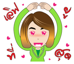 Banking Office Girl sticker #7268750