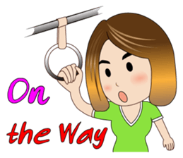 Banking Office Girl sticker #7268751