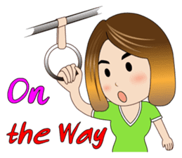 Banking Office Girl sticker #7268751