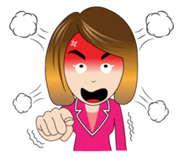 Banking Office Girl sticker #7268753