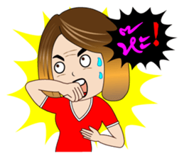 Banking Office Girl sticker #7268759