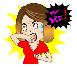 Banking Office Girl sticker #7268759