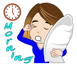 Banking Office Girl sticker #7268765