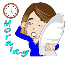 Banking Office Girl sticker #7268765