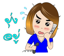 Banking Office Girl sticker #7268767