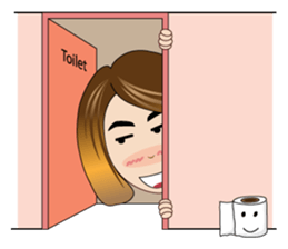 Banking Office Girl sticker #7268771