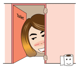 Banking Office Girl sticker #7268771