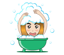 Banking Office Girl sticker #7268772