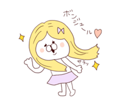 Marshmallow rabbit with Ehimeken sticker #7268813