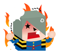 Gegege no kitaro meets Hakoshi sticker #7269020