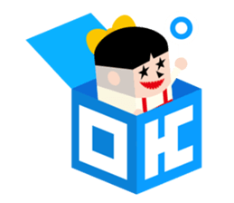 Gegege no kitaro meets Hakoshi sticker #7269036