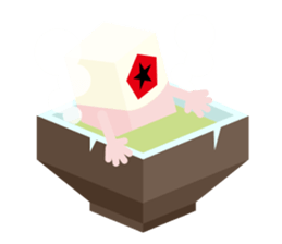 Gegege no kitaro meets Hakoshi sticker #7269042