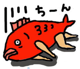 The half man half fish  "Mr Tai" sticker #7269621