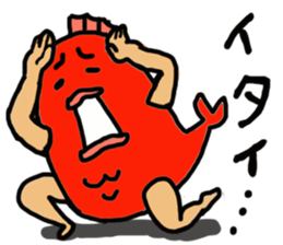 The half man half fish  "Mr Tai" sticker #7269651