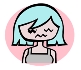 PASTAL SWEET GIRL sticker #7269927