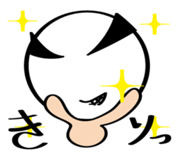 pretty stick human6 sticker #7270350