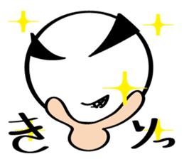 pretty stick human6 sticker #7270350