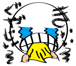 pretty stick human6 sticker #7270351