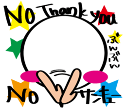 pretty stick human6 sticker #7270361