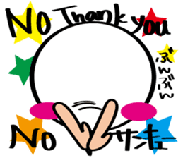 pretty stick human6 sticker #7270361