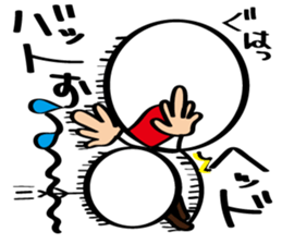 pretty stick human6 sticker #7270365