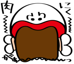 pretty stick human6 sticker #7270373