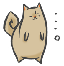 Maybe the dog . sticker #7270754