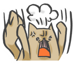 Maybe the dog . sticker #7270756