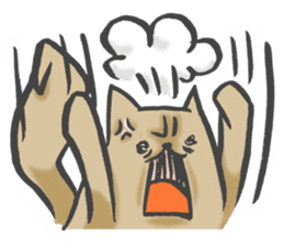 Maybe the dog . sticker #7270756