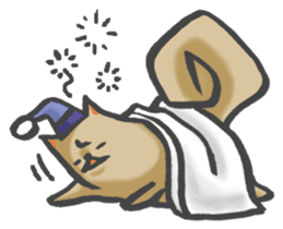 Maybe the dog . sticker #7270765