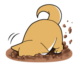 DAME SHIBA sticker #7271094