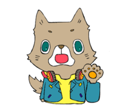 Meganeko family sticker #7271221