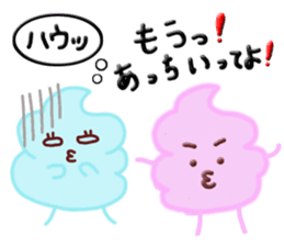 Mousse-chan and Soft ice cream-chan sticker #7271474